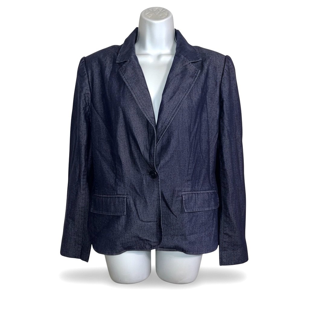 Ralph Lauren Women's Dark Blue Blazer 14 W